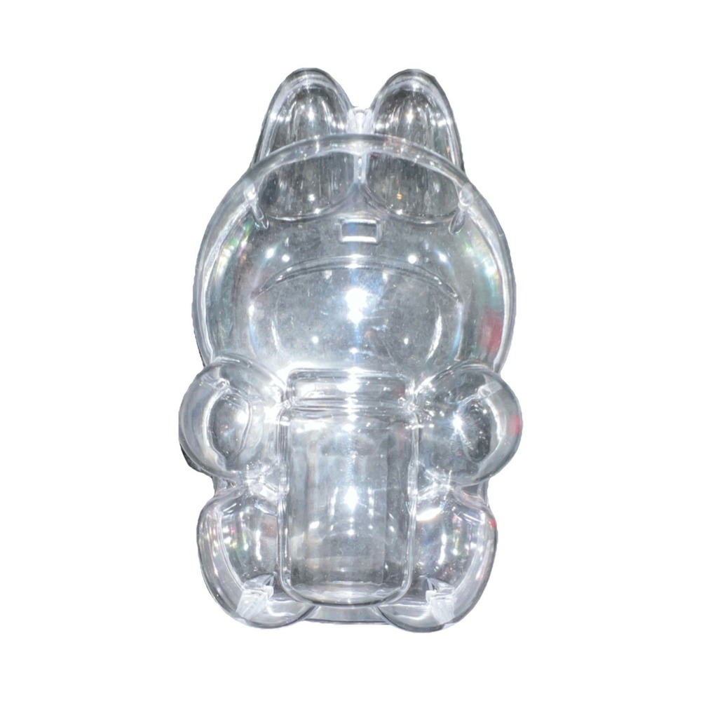 Clear Plastic Rabbit Figure Display Case/Container Character‎ Shaped